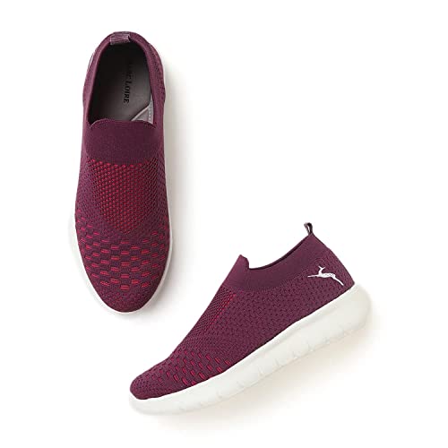 Image of Marc Loire Women's Lightweight Athleisure Knitted Active Wear Slip-On Casual Shoes