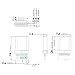 ANMBEST 20Set USB 3.1 Type C Male Connector 24 Pin Welding Data Line Interface 24P PCB Board Support Module(10Set Black + 10Set White)