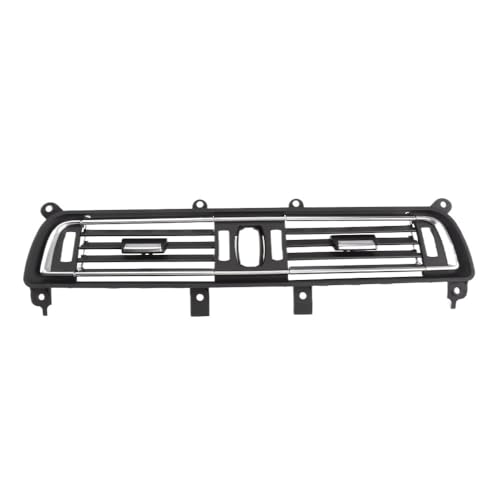 Grille de ventilation climatisation F02 F01 flux d'air fluide et volets chromés