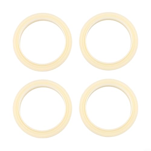 Lot de 4 joints de culasse en silicone de 54 mm compatibles avec les machines à expresso Sage et Breville, pour Bes870 Bes878 Bes880 Bes860 Bes840, jaune clair
