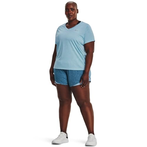 Image of Under Armour Plus Size Tech Solid Short Sleeve V-Neck