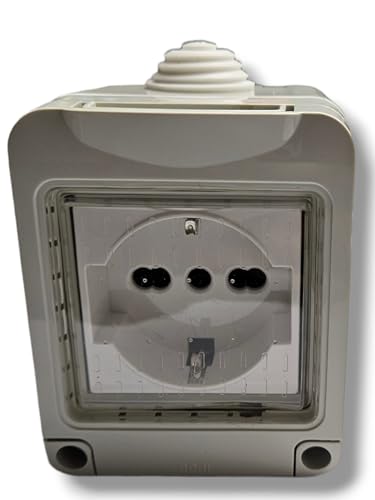 Cassetta Elettrica con Presa Schuko IP55