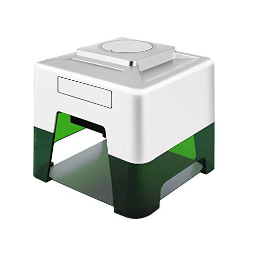 Impresora De Grabado Láser Portátil, Mini Grabado Láser De Sobremesa Impresora De Marca De Logotipo De Bricolaje, Impresora De Corte Grabador Para Bricolaje Diseño De Logo (EU Plug)
