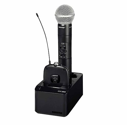 Image of Shure SBC203-US Dual Docking Station for SLXD Transmitters and SB903 Battery