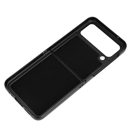 Capa carteira compatível com Samsung Galaxy Z Flip 4 5G, capa Z Flip4, capa de proteção à prova de c