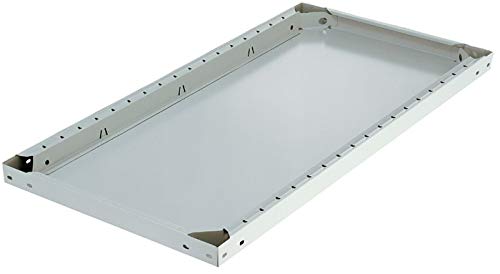 Fachbodenregal Schraub,Grundf.,2500x1000x600mm,FL 230kg,grau