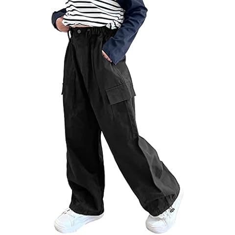 Rolanko Girls Cotton Cargo Trousers Cover