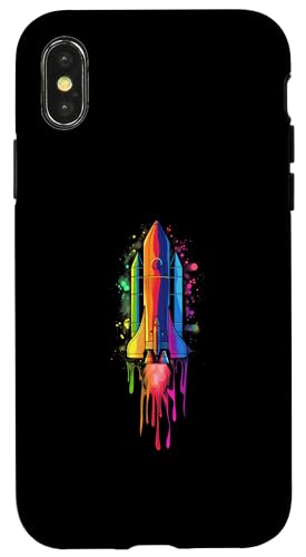 Rocket Space Shuttle Space Rocket Spaceship Popart Design per gli amanti dei razzi spaziali