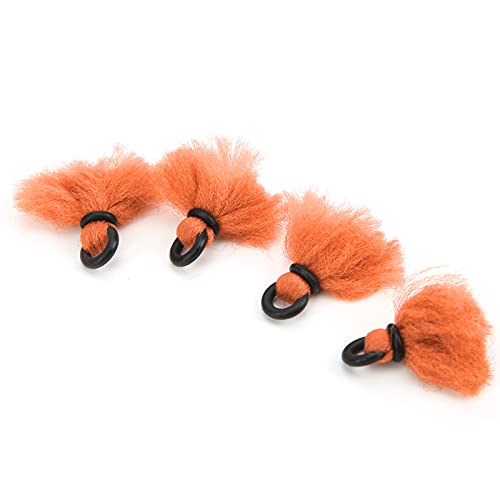 Vbestlife Fly Fishing Strike Indicators,4pcs Fly Fishing Float Yarn Strike Indicators Drift Hook Positioning Floats Bobbers(orange) - Image 4