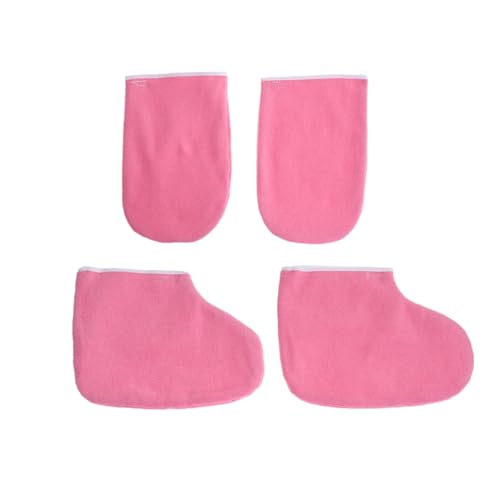 Mikinona Paraffin Wax for Thermal Gloves Snap Closure Washable Cotton Gloves Booties