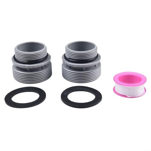 Mantenimiento eficiente de la piscina con nuestro kit de conversión de 40 mm a 1 1/2 pulgadas incluye todo lo que necesitas (paquete de 2)