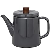 野田琺瑯 ケトル ホーロー 1.5L IH対応 グレー 日本製 ポトル PTR-1.5K GR