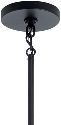 Vista 3 de Kichler Lighting Armand - Lámpara de araña (26 pulgadas, 8 luces, acabado negro y bronce)