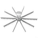 8-12 Slice Stainless Steel Pie Cutter Press, Circle Pie Cutter With Side Handles, Non-Stick Pie Cutting Divider, Creates Beautifully Uniform Slices Kitchen Cook Supplies For Cheesecake Pizza(10 cuts)