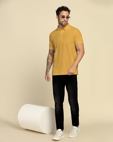 Image of VastraVibes Men's Polo Regular Fit T-Shirt