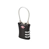 TSA Approved Luggage Cable combination Lock for Suitcase,Travel Bag, Backpack, School Lockers, Gym,...
