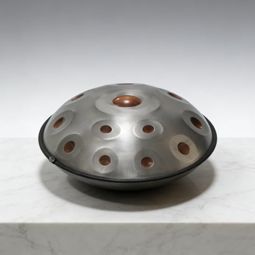 Handpan Artesanal 12 Notas Golden Eyes Acero Profesional miniatura 6