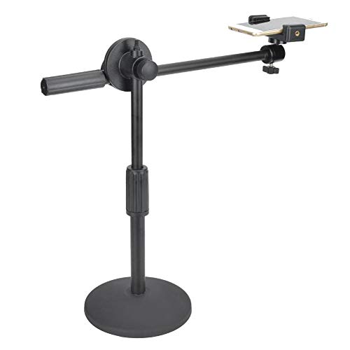 Phone Photography Video Bracket Stand,360° Free Rotate Foldable Arm Overhead