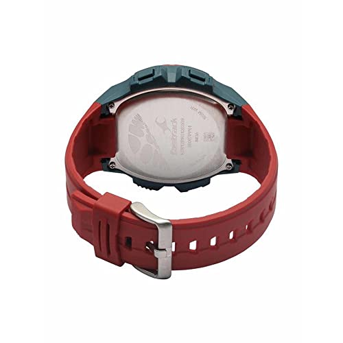 Fastrack Men Polyurethane Ft Digital Gray Dial Watch-38067Pp01, Band Color-Red - Image 3