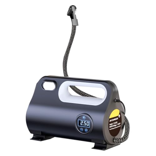 Bomba de 22l para Coche Portátil con Monitor de Presión de Neumáticos de 120w