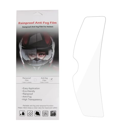 Anti-buée de Haute Qualité pour Casque de Moto, Insert Transparent Universel, Protection Durable et Efficace, Compatible avec la Plupart des Visières de...