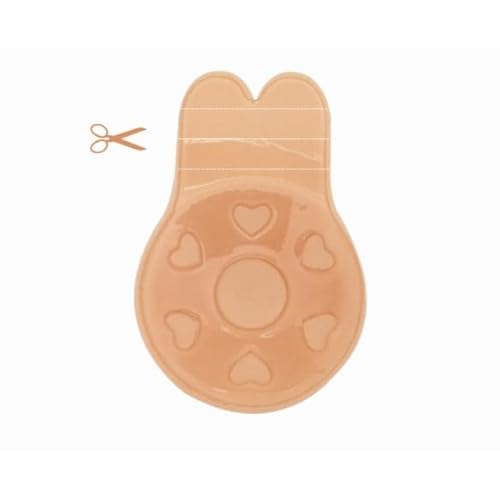 Kit Pare Sutiã Adesivo Levanta Seio Invisible Pushup tipo Orelha De Coelho (G)