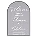 Welcome to Our Wedding Mirror Decal - Soon to Be Mr & Mrs Custom Mirror Lettering Decal Sticker - Just Married - Wedding Marriage Decoration