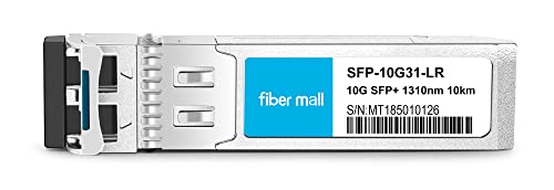 Image of fiber mall SFP 10G LR for Intel E10GSFPLR 10GBASE-LR Mini GBIC SFP+ 1310nm 10km DOM Transceiver Module