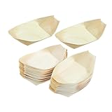 VALICLUD 120 Piezas De Aperitivos Japoneses Barco Para Bodas Fiestas En Barcos De Madera Para Servir Aperitivos Postres Platos De Cocina Bandejas De Cóctel