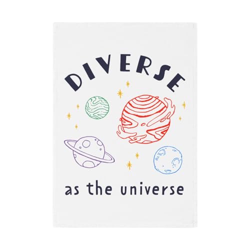 Fabulous Varie as The Universe LGBTQ+ - Strofinaccio decorativo per cucina e asciugacapelli, motivo: 