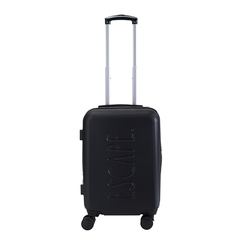 Rae Dunn Hardside Expandable Luggage Set | Spinner Wheels | Suitcase | Travel | Telescopic Adjustable Handle, Black, 3 Piece Set-20, 24, 284