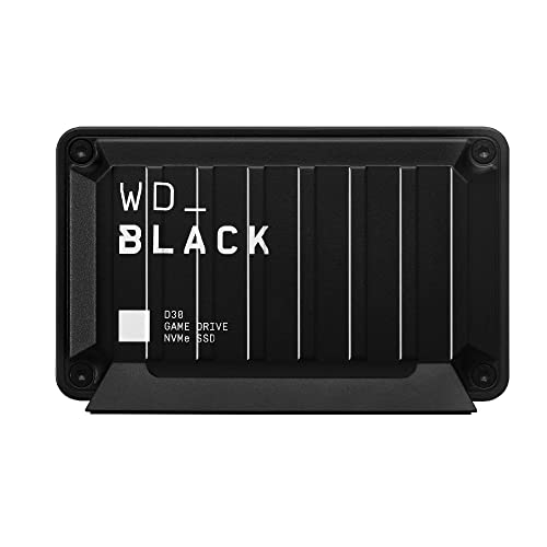 WD_BLACK 500GB D30 Game Drive SSD - Portable External Solid State Drive, Compatible with Playstation, Xbox, & PC, Up to 900MB/s - WDBATL5000ABK-WESN
