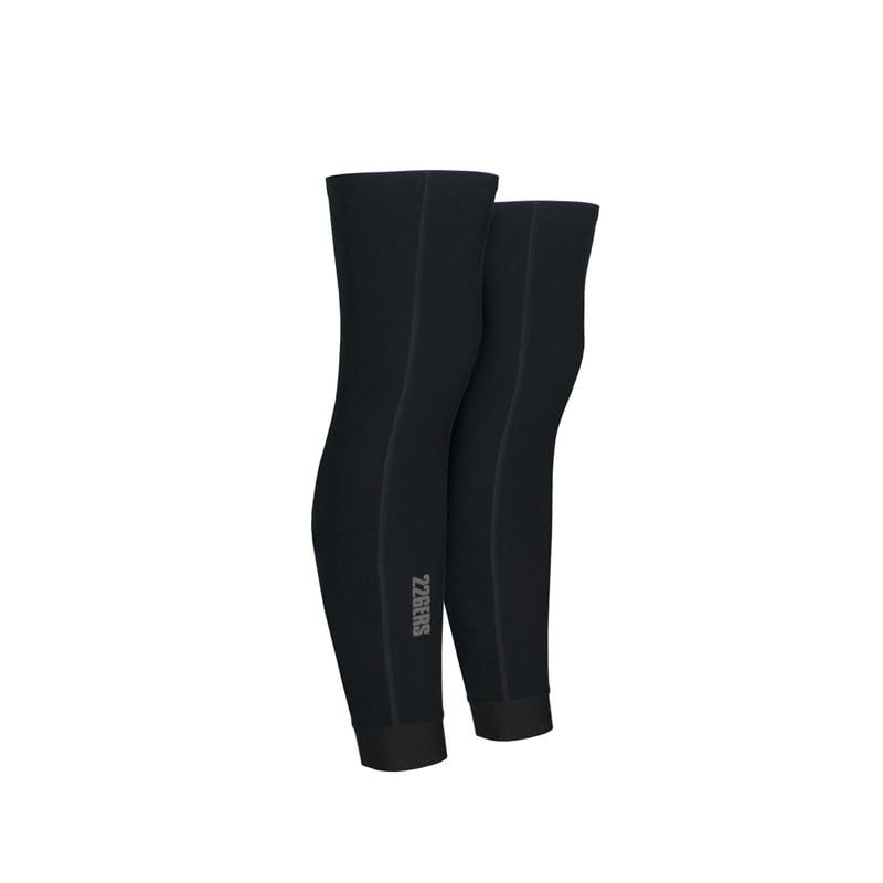 226ERS - Leg Warmers Color Negro Talla S, Pernera para Deportistas, Pernera Ciclismo, para Proteger las Piernas, Ropa para Hombre y Mujer, para Actividades al Aire Libre, Interior Afelpado