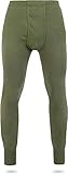 normani Warme Thermo Winter Unterhose mit Plüschfutter Inuvik Farbe Olive Größe M