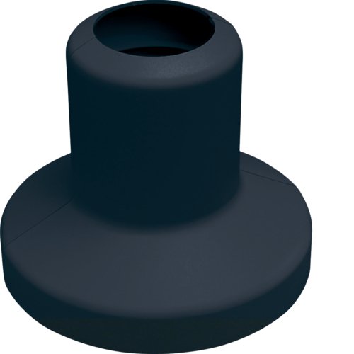 Raccord de rail rond noir pour corriger les blocages de porte coulissante