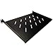 Welly Enjoy IT WY40080 - Estante Fijo para gabinete en Rack de 19" (1 Unidad, Profundidad 300 mm, 2 Puntos de Acoplamiento) Color Negro