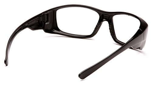 Pyramex Sb7910D20 Pyramex Clear Safety Reader Glasses, Scratch-Resistant,Black Frame #TOP3