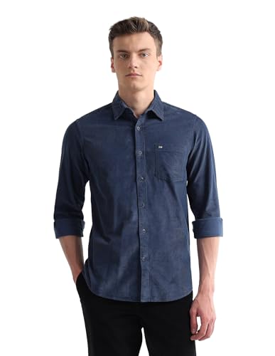 Image of Arrow Sport Men's Chelsea Slim Fit Corduroy Shirt