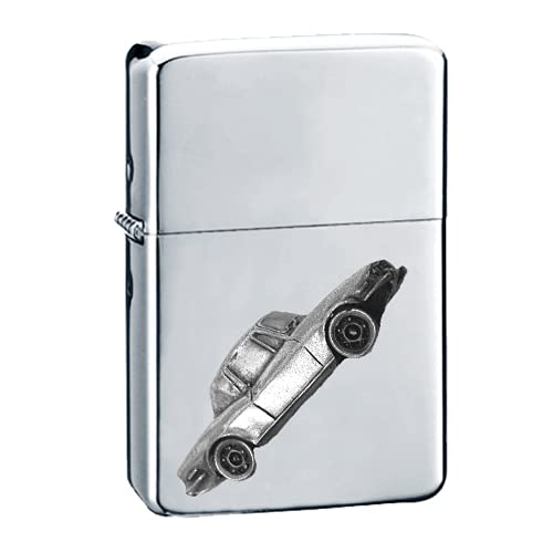 Briquet à essence Stag Mk2 avec effet étain pour collectionneur d'autos