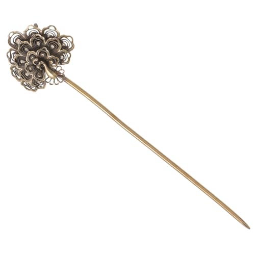 SHERCHPRY Copper Draw Tool Versatile Punch Needle for Enhanced Ventilation Unique Peacock Design Essential Accessory for Enthusiasts