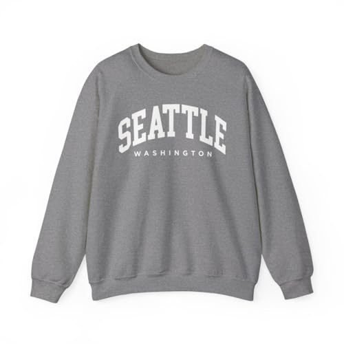 Seattle Washington Adult Unisex Crewneck Sweatshirt