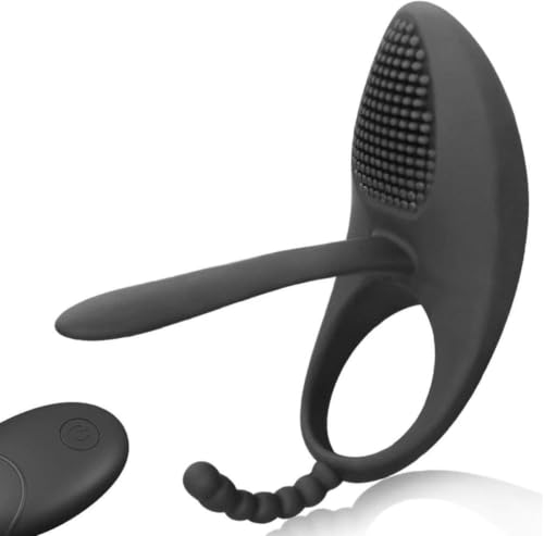 Vibrador anular para hombre con mando a distancia para mejorar erección