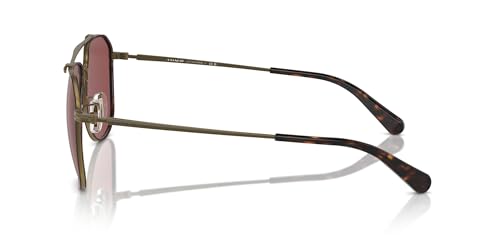 Image of COACH mens Hc7164 Aviator Sunglasses