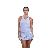 BB by Belén Berbel Camiseta Deportiva de Tirantes - Ropa para Pádel, Tenis y Pickleball - Tejido Técnico Bi-Stretch UV50+ - Florence Purple - Talla M - Secado Rápido SS26 Pista Club Premium Elástica