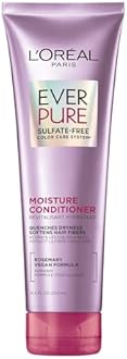 L’Oréal Paris Moisture Sulfate Free Conditioner, Hair Care for Color-Treated Hair with Rosemary Botanicals, EverPure, 8.5 Fl Oz