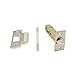 Baldwin 5515 Passage Door Lever Latch for 2-3/8" Backset, Lifetime Polished Nickel