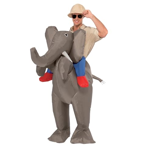 AirSuit® Déguisement Gonflable Elephant | Costume Insolite | Qualité Premium | Taille Adulte 160 à 190cm | Polyester | Agréable à Porter | Résistant | Système de Gonflage Inclus| Créé par OriginalCup®