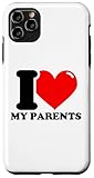 Installation facile J\'aime Mes Parents Coque pour iPhone 11 Pro Max