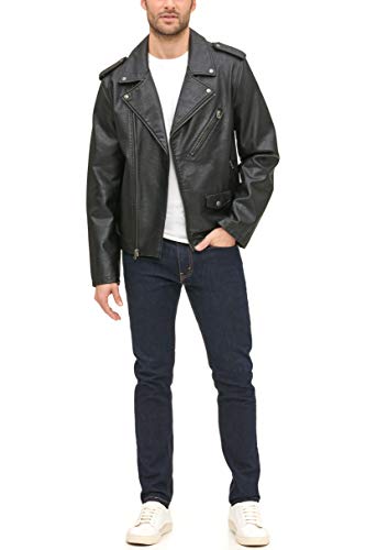 Levi's Men's Faux Leather Classic Motorcycle Jacket3