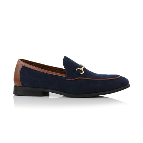 Image of Ferro Aldo Men's Premium Moc Toe Loafers | Casual & Dress Styles with Tassels & Horsebit Buckles
